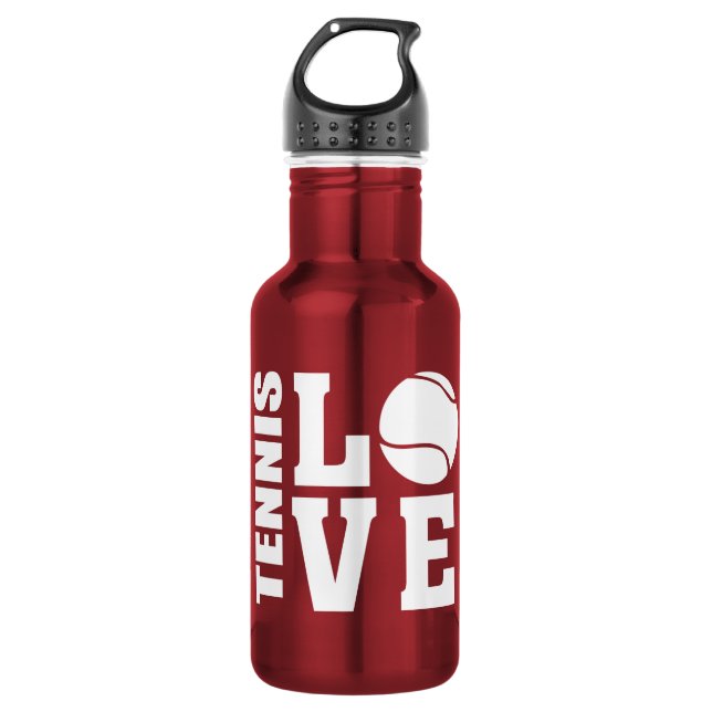 Botella De Agua Amor al tenis (Anverso)