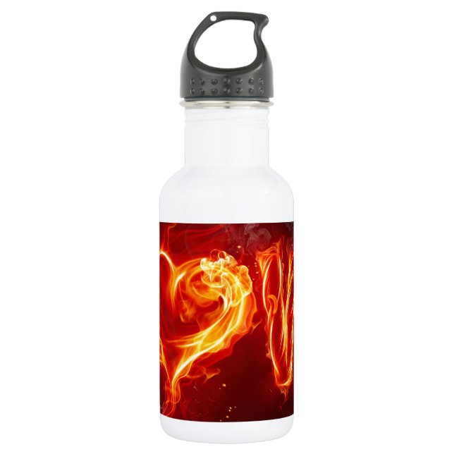 Botella De Agua amor de fuego (Anverso)