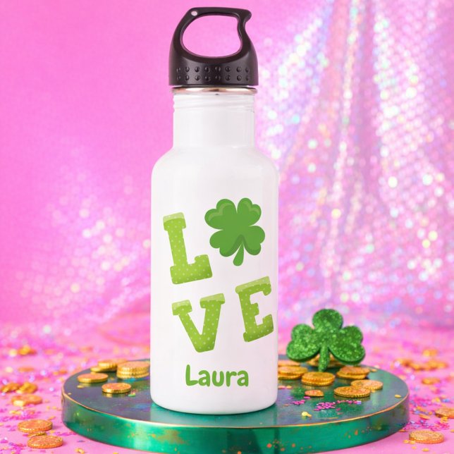Botella De Agua Amor del Día de San Patricio (Subido por el creador)
