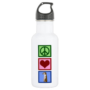Botella De Agua Amor Meerkats de la paz