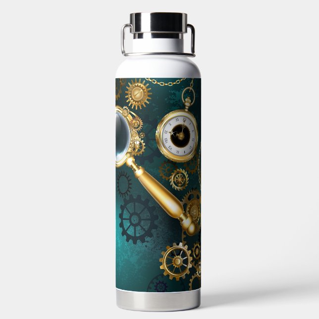Botella De Agua Ampliador en estilo Steampunk (Parte trasera)