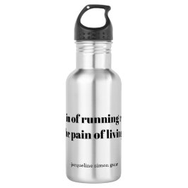 Botella De Agua An inspirational quote for runners