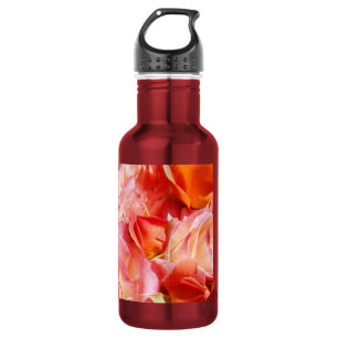 Botella De Agua Añade Rosas de tu Mensaje Personalizado