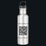 Botella De Agua Añadir la dirección del sitio web QR Code Business<br><div class="desc">Agregue la dirección URL de su sitio web de negocios y el nombre de negocio haciendo clic en el botón "Personalizar". Se generará automáticamente un código QR único cuando añada su dirección web en el campo de código QR proporcionado.</div>