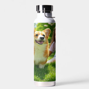 Botella De Agua Añadir Personalizar Mascota de foto personalizada