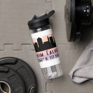 Botella De Agua Anaheim Skyline Latitude y longitud
