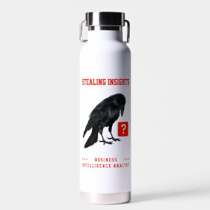 Botella De Agua Analista de Inteligencia Comercial Crow