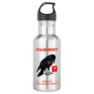 Botella De Agua Analista de Inteligencia Comercial de Crow