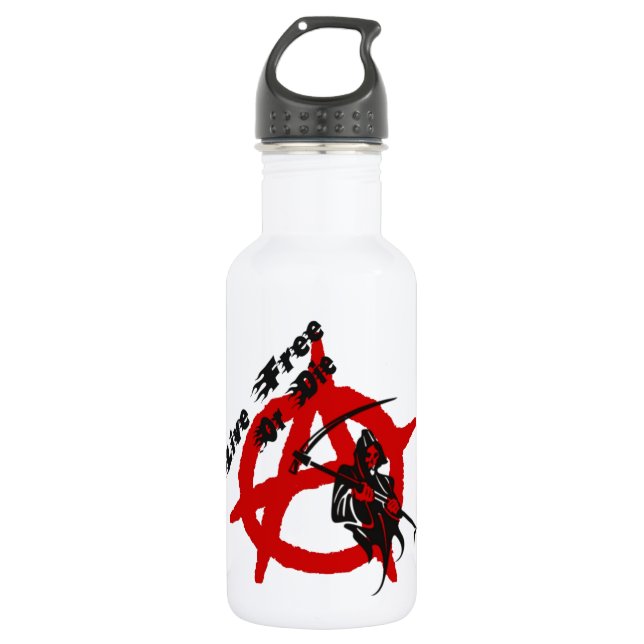 Botella De Agua Anarchy Grim Reaper (Anverso)