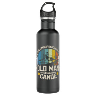 Botella De Agua anciano con canoa