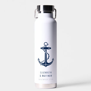 Botella De Agua Ancla de Barco Moderna Personalizada