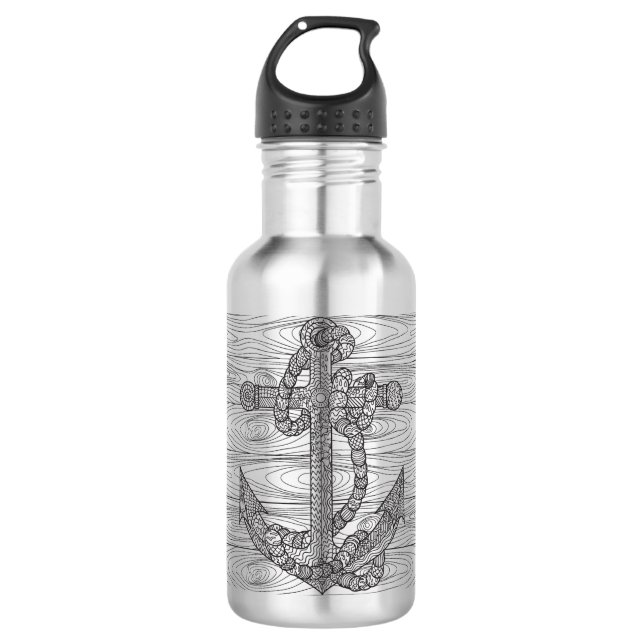 Botella De Agua Ancla y cuerda del estilo (Anverso)
