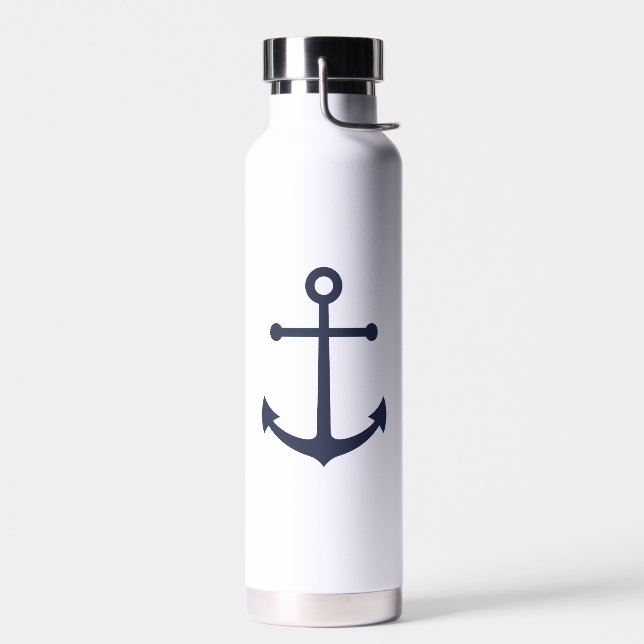 Botella De Agua Anclaje azul de la Marina Náutica (Izquierdo)