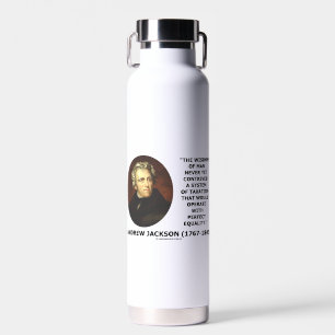 Botella De Agua Andrew Jackson Wisdom Contrive Taxation Equality