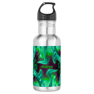 Botella De Agua ANDREW ~ Shades Green y Purple ~