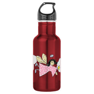 Botella De Agua Ángel en rosa