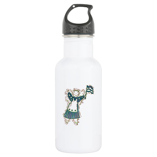 Botella De Agua Ángel Patriótico (Anverso)
