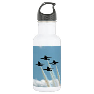 Botella De Agua Ángeles azules en salón aeronáutico