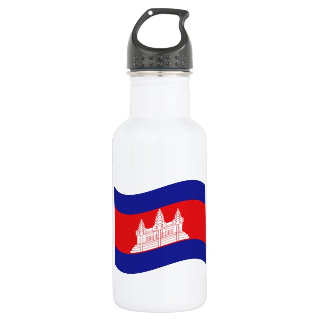 Botella De Agua Angkor Wat Ola de bandera camboyana