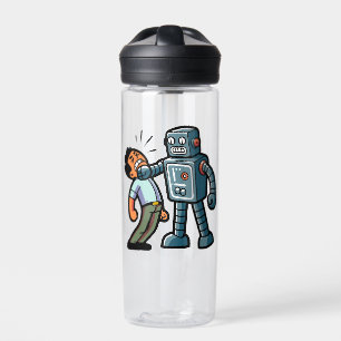 Botella De Agua Angry Robot