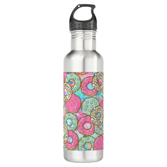 Botella De Agua Anillos de espuma (Anverso)