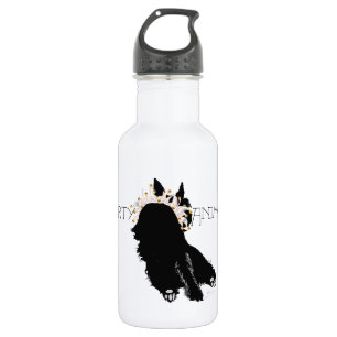 Botella De Agua Animal de fiesta Scottie exhausto