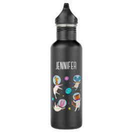 Botella De Agua Animales astronautas muertos en el espacio