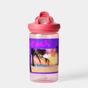 Botella De Agua Animales de playa tropical para niños