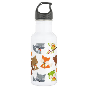 Botella De Agua Animales del bosque, Animales forestales, Animales