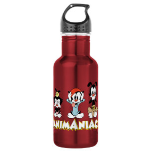 Botella De Agua Animaniacs Gráfico de Warner Siblings "No Evil"