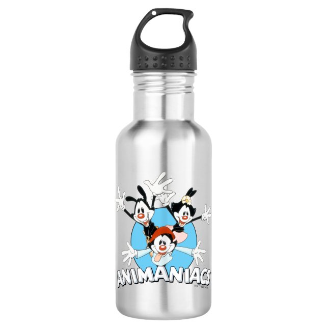 Botella De Agua Animaniacs | Warner Siblings Arms Wide Graphic (Anverso)