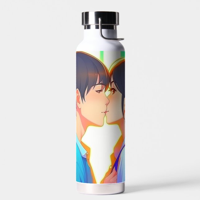 Botella De Agua Anime Beso | Nuevo Amor (Izquierdo)