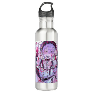 Botella De Agua Anime Chica Kawaii Yandere Waifu Estética japonesa