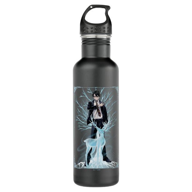 Botella De Agua Anime PATRONUS DE CIERVO HARRY POTTER™ (Anverso)