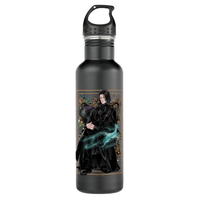 Botella De Agua Anime Profesor Severus Snape sentado (Anverso)