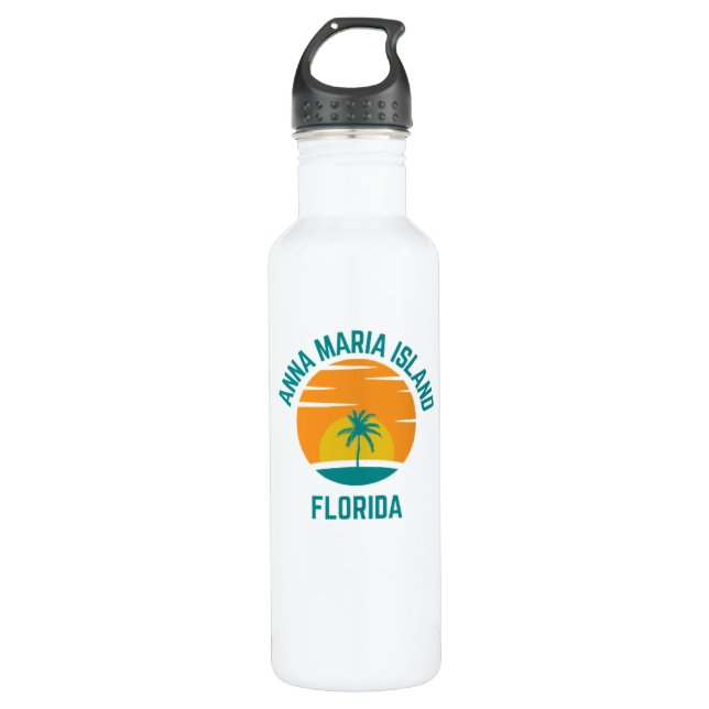 Botella De Agua Anna Maria Island Florida Water Bottle (Anverso)