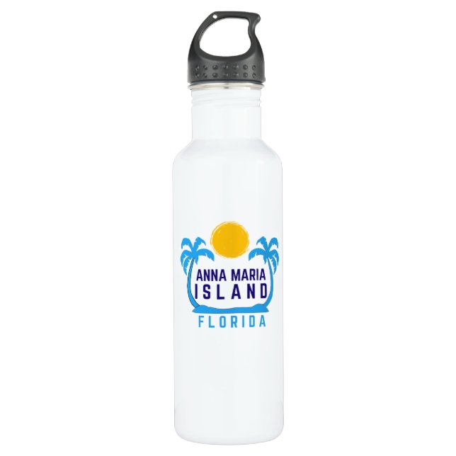 Botella De Agua Anna Maria Island Florida Water Bottle (Anverso)