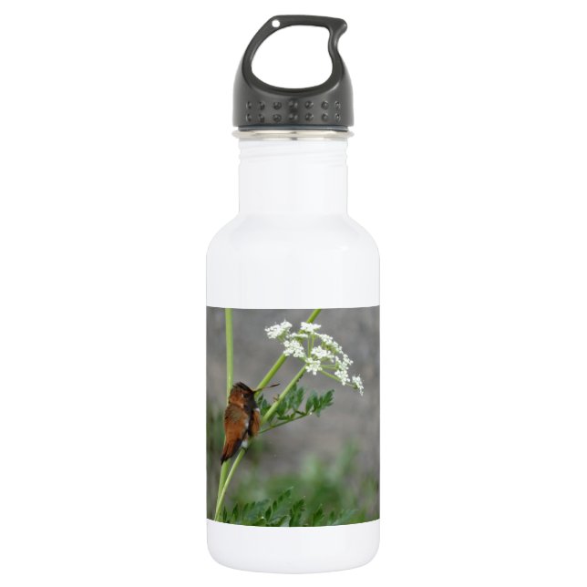 Botella De Agua Ann's Lace y bird (Anverso)