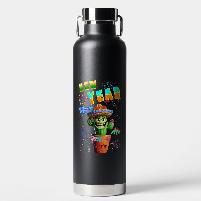 Botella De Agua Año nuevo (Delantero)