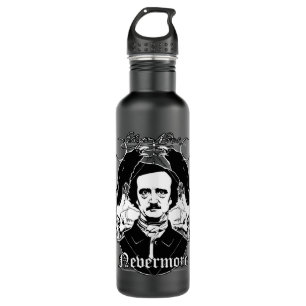 Botella De Agua Antártico del Edgar Criminal Vintage Allan Poe S
