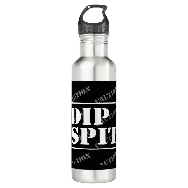 BOTELLA DE AGUA ANTIDUMBRE DIP SPIT (Anverso)