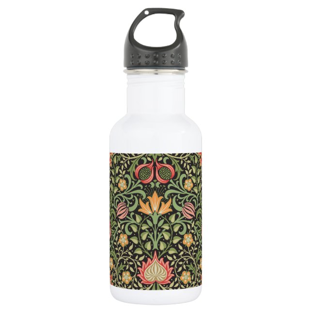 Botella De Agua Antigüedad floral persa William Morris (Anverso)