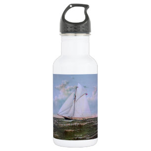 Botella De Agua Antiguo barco de vela esquisto barco de vela Océan