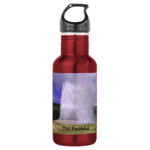 Botella De Agua Antiguo creyente en el Parque Nacional Yellowstone