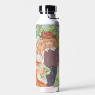 Botella De Agua Antiguo y extravagante día de San Valentín, era vi