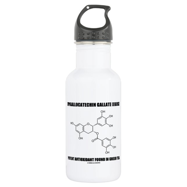 Botella De Agua Antioxidante potente del galato de (Anverso)