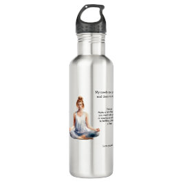 Botella De Agua Antistress Peace serenity Chakra Relax calm