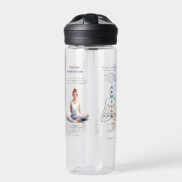 Botella De Agua Antistress Peace serenity Chakra Relax calm