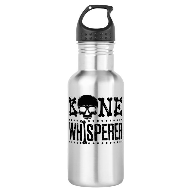 Botella De Agua Antropología Antropólogo Bone Whisperer (Anverso)