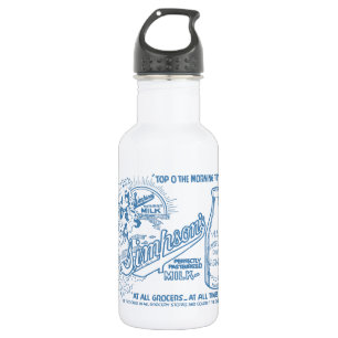 Botella De Agua Anuncio de leche de época